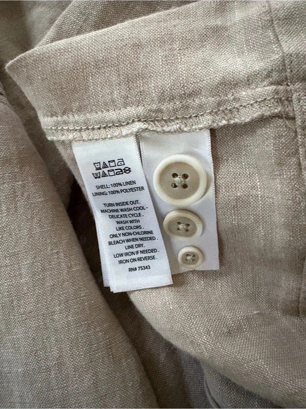 Daniel Hatcher 100% linen Men  Beige Linen Blazer